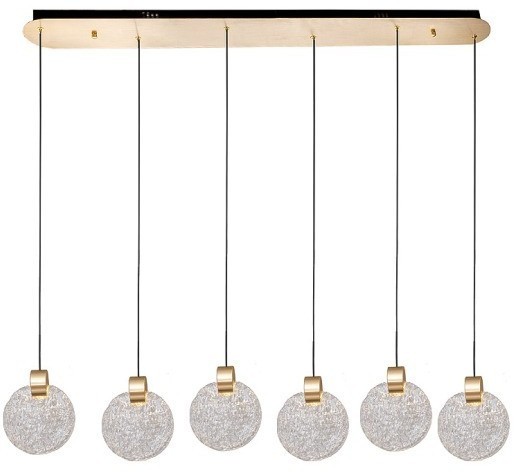 162FL- 61506 Светильник подвесной "Rondo" металл золото 110см (TT-00013003)