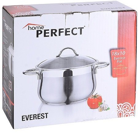 Кастрюля с крышкой 2,4 л из нержавеющей стали Турция Home Perfect (80461)