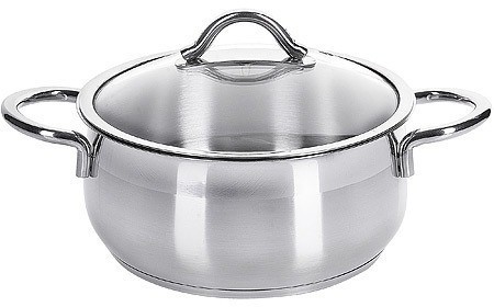 Кастрюля с крышкой 2,4 л из нержавеющей стали Турция Home Perfect (80461)