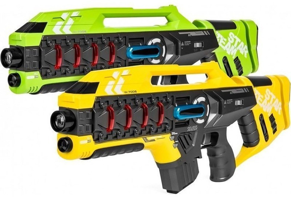 Набор для лазертага Winyea Call of Life Star-Team (2 автомата, желтый и зеленый) (W7006D-YG)