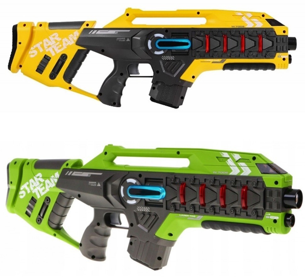 Набор для лазертага Winyea Call of Life Star-Team (2 автомата, желтый и зеленый) (W7006D-YG)