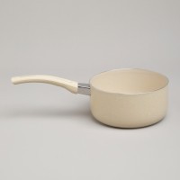 Ковшик agness антип. покр. ручка soft touch  и стекл. крышкой 1000 мл 14*7 см (906-259)