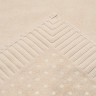 Коврик для ванной с фактурным бортиком кремового цвета из коллекции essential, 50x80 см (79170)