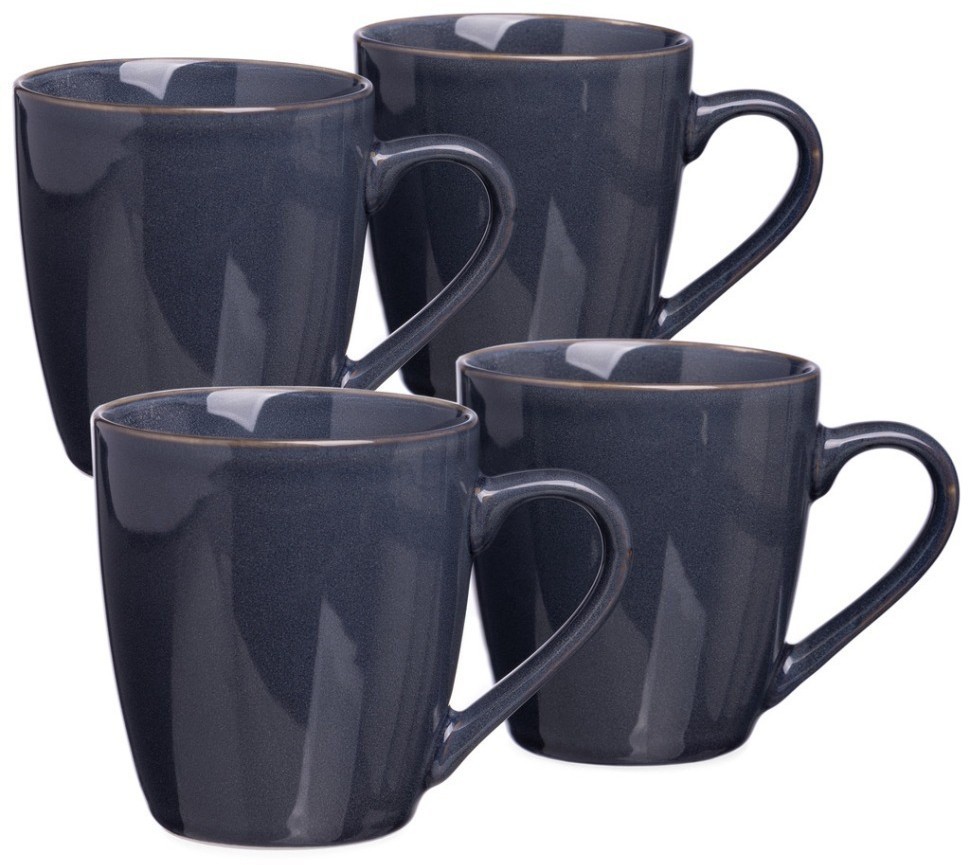 Набор кружек bronco "concept" 4 шт. 355 мл синий (576-1012)