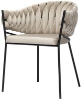 Кресло lind, велюр, бежевое (76940)