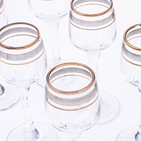 Набор 6 рюмок Изабелла с рисунком Нежность (TL34-4164)