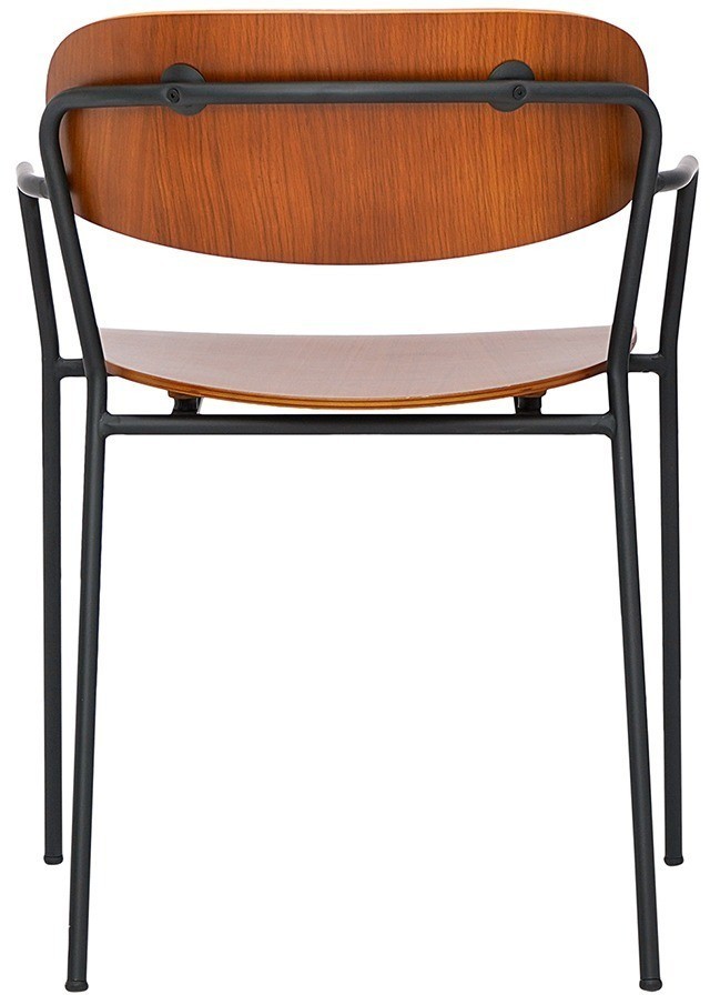 Стул с подлокотниками torfrid, орех (75802)