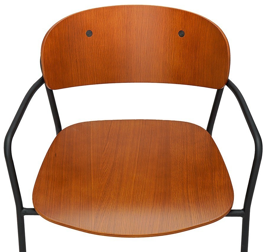 Стул с подлокотниками torfrid, орех (75802)