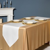 Дорожка на стол 45х300 cm  "феерия. серебро", цвет: белый, tm lefard, полиэстер 100% (986-004-32)