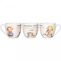 Набор посуды обеденный lefard &quot;лучшие друзья&quot; 3 пр. Lefard (415-2184)