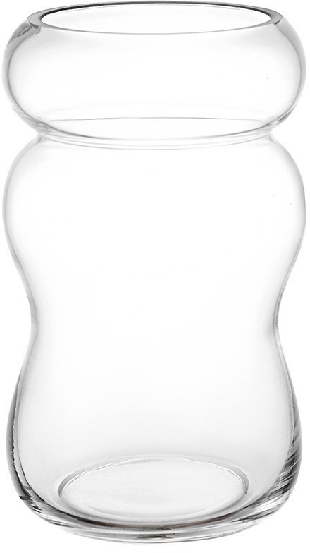 Ваза swell, 22 см, прозрачная (77557)
