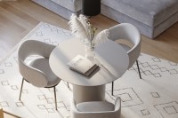 Ваза swell, 22 см, прозрачная (77557)