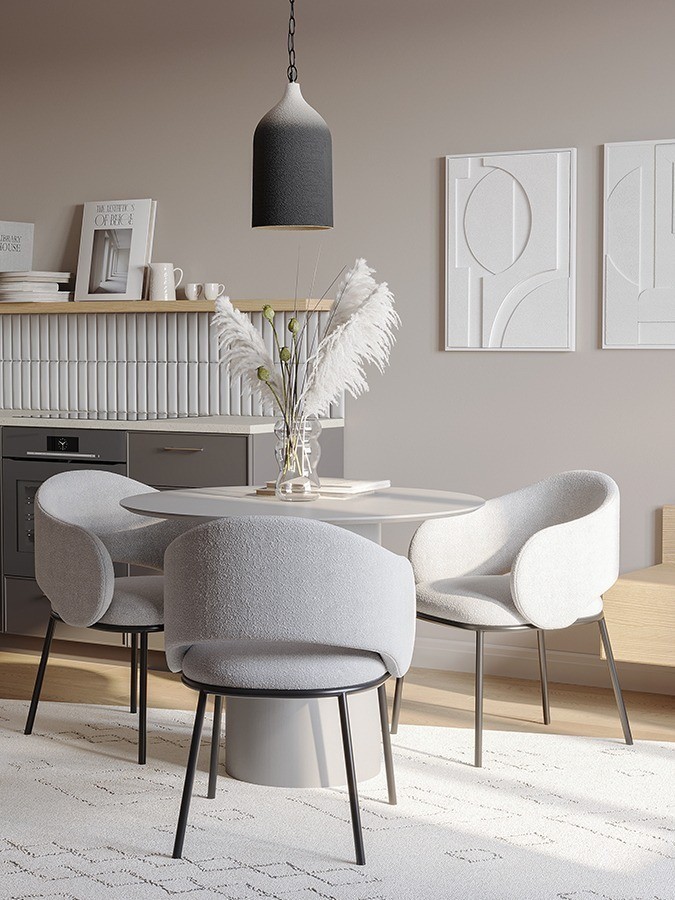 Ваза swell, 22 см, прозрачная (77557)