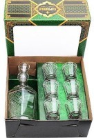 Набор для вина 7пр. &quot;Винтаж&quot; графин+6 стаканов &quot; (1232-Г)