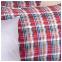 Кпб 1,5 спальный &quot;эстет&quot;,серый+клетка, 100% х\б, сатин+сорочка SANTALINO (984-923)