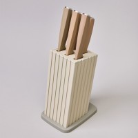 Набор ножей agness на пластиковой подставке, 6 предметов (911-746)