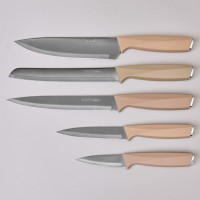 Набор ножей agness на пластиковой подставке, 6 предметов (911-746)