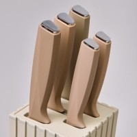 Набор ножей agness на пластиковой подставке, 6 предметов (911-746)