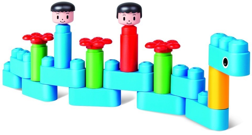 Конструктор детский  "Площадка приключений", 110 элементов (760011_HP)