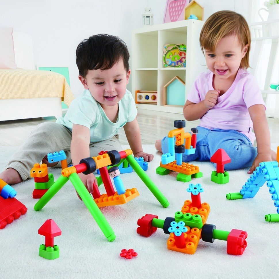 Конструктор детский  "Площадка приключений", 110 элементов (760011_HP)