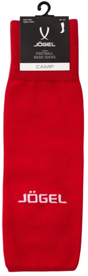 Гетры футбольные JOGEL CAMP BASIC SOCKS, красный/серый/белый (2076919)