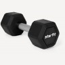Гантель гексагональная STARFIT DB-301PRO 8 кг, обрезиненная, черный (2115111)