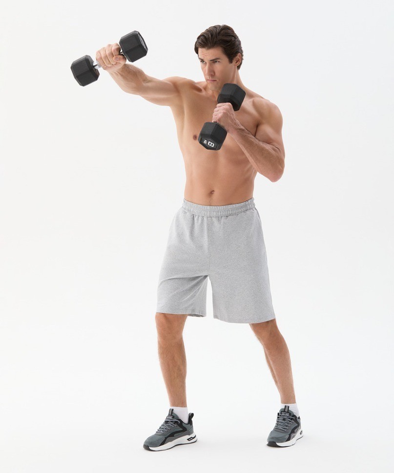 Гантель гексагональная STARFIT DB-301PRO 8 кг, обрезиненная, черный (2115111)