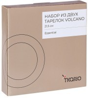 Набор из двух тарелок volcano из коллекции essential, D21,5 см (78070)