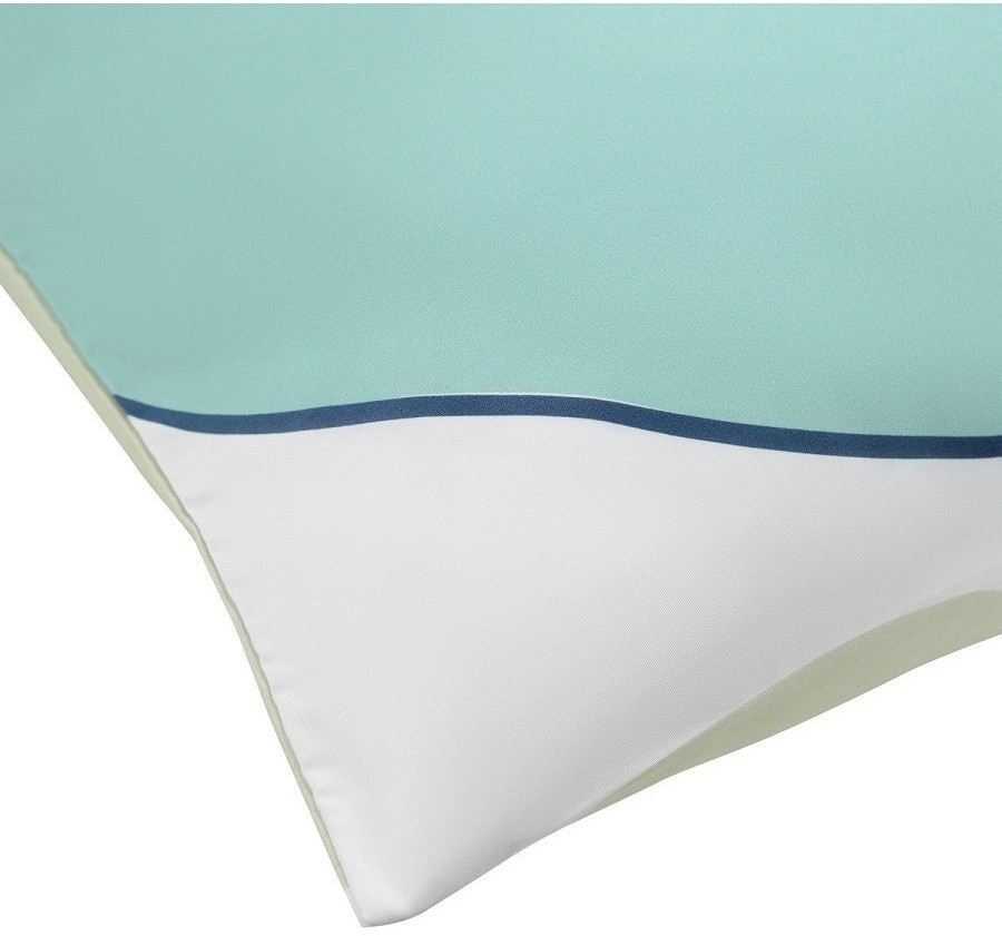 Набор из двух наволочек из сатина  мятного цвета с авторским принтом из коллекции freak fruit, 50х70 см (70534)