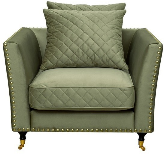 Кресло Sorrento, велюр оливковый Colt1002 98*101*88см (TT-00014972)