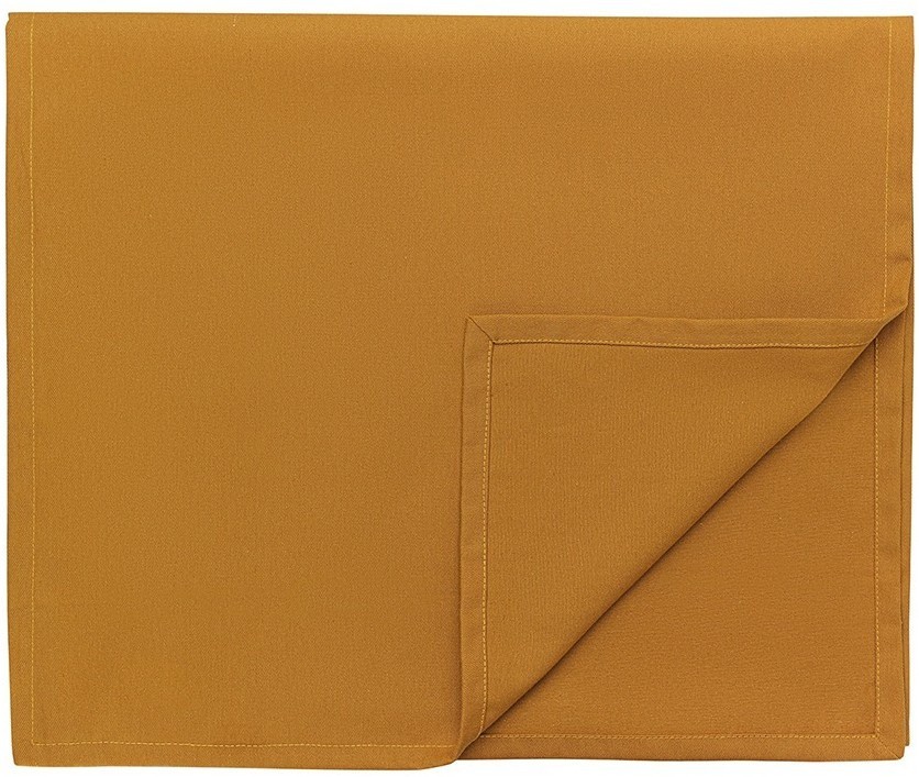 Дорожка на стол из хлопка цвета карри из коллекции essential, 45х150 см (77440)