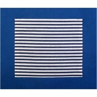 Фартук  &quot;настоящему мужчине. бригантина&quot;, 100% х/б,синий, вышивка SANTALINO (850-638-94)