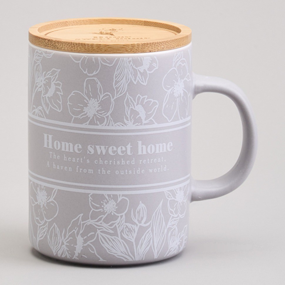 Кружка lefard 400мл с бамбуковой крышкой "loving family" 8*10.9cm (756-480)