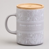 Кружка lefard 400мл с бамбуковой крышкой &quot;loving family&quot; 8*10.9cm (756-480)