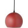 Лампа подвесная ball, темно-красная, матовое покрытие (67958)
