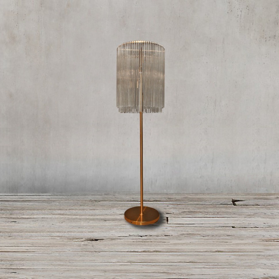 Торшер ML3449-4L, металл, стекло, Bronze, ROOMERS FURNITURE