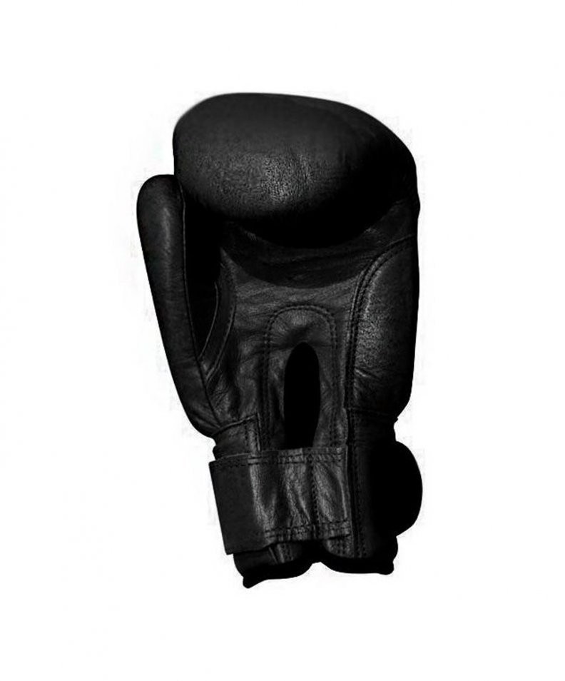 Перчатки боксерские GYM BGG-2018, 10oz, кожа, черный (4497)