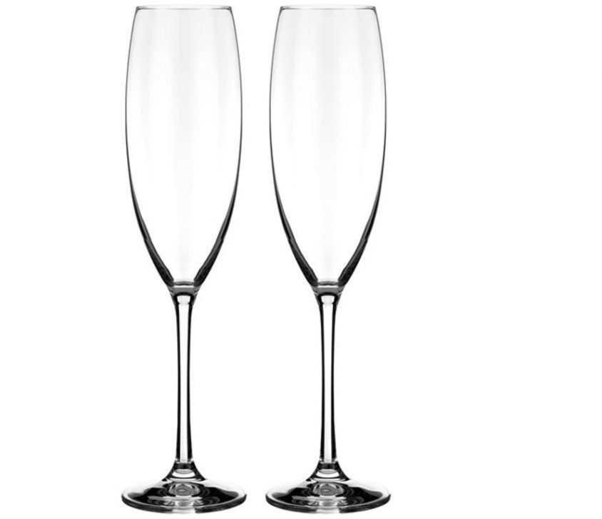 Набор бокалов для шампанского из 2 шт. "grandioso" 230 мл высота=27 см Crystalex (674-630)