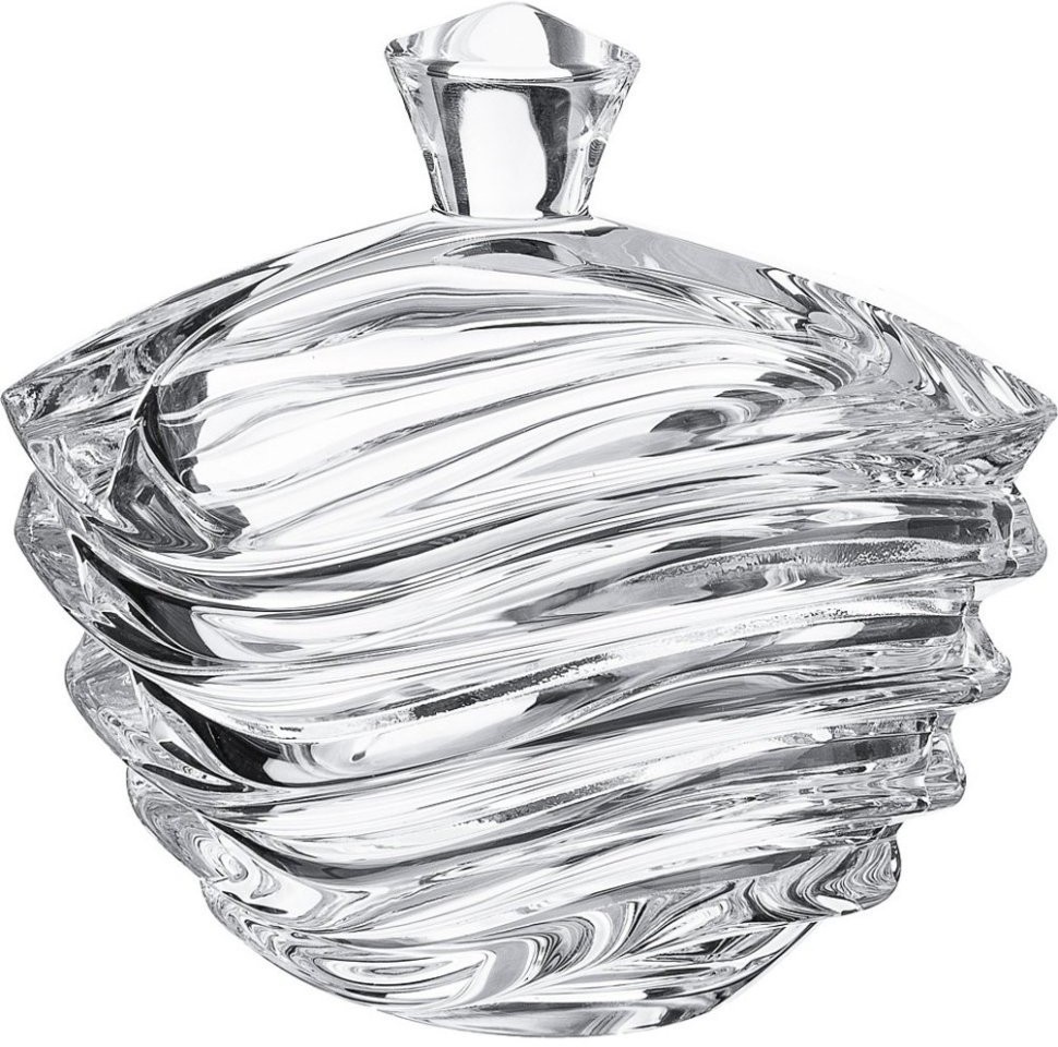 Конфетница "wave" 17*11,5см. высота=15см. CRYSTALITE (669-301)