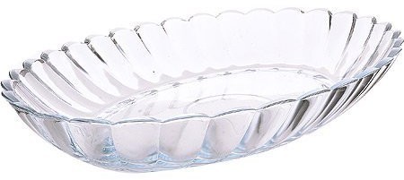Блюдо-лодочка,32,8х24,5х5,стекло Sarina (823-1)