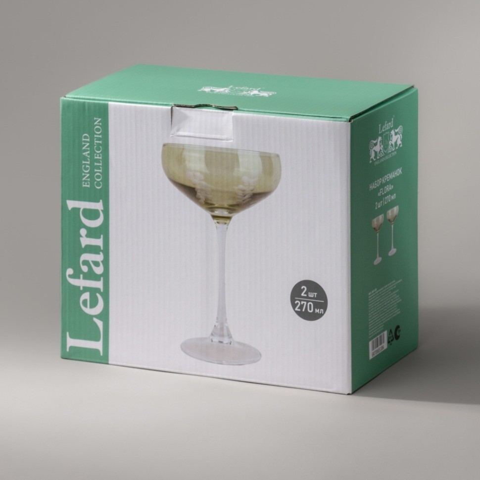 Набор креманок "flora" из 2 шт. 270 мл Lefard (685-108)