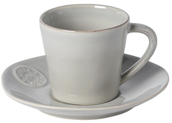 Чайная пара NOCS01-SNG(NOCS01-00908D), керамика, Sand grey, Costa Nova