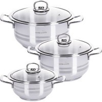 Набор посуды 6пр с/кр 2+2,5+3л ТУРЦИЯ МВ (80270)