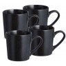 Набор кружек  bronco "choice black" 400 мл =4 шт (191-362-1)
