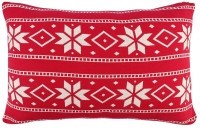 Подушка вязаная с новогодним рисунком frostwork из коллекции new year essential, 40x60 см (79349)