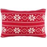 Подушка вязаная с новогодним рисунком frostwork из коллекции new year essential, 40x60 см (79349)