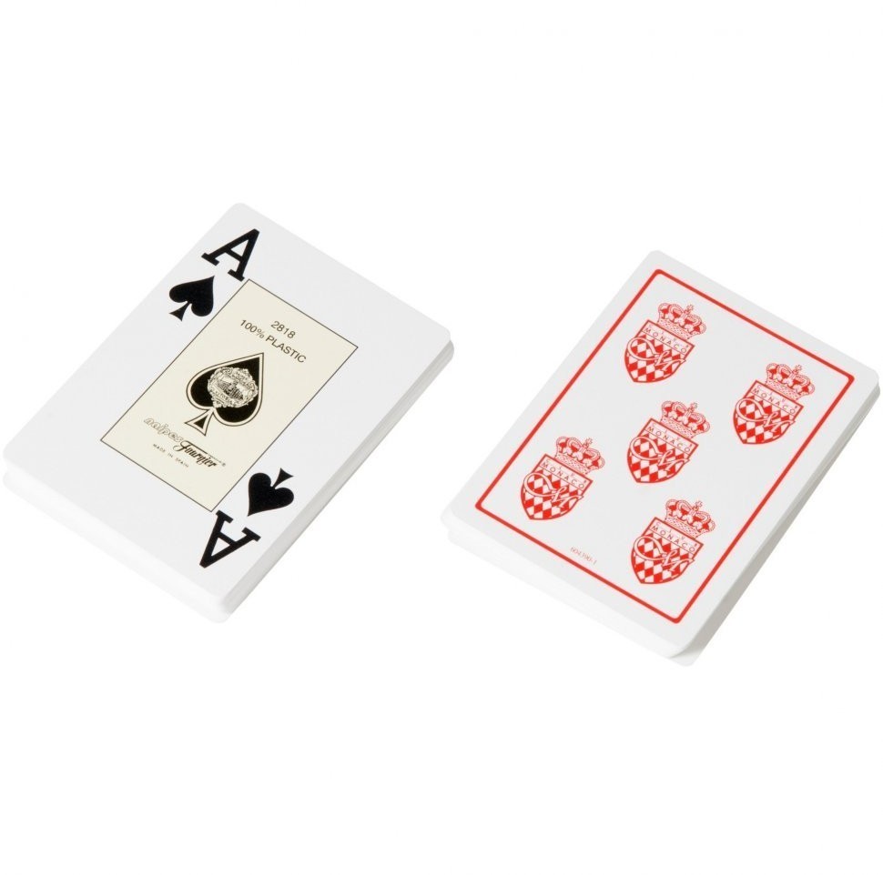 Карты для покера "Fournier Club Monaco", Испания, красные (44851)