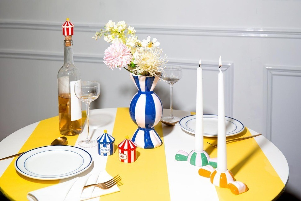 Подсвечник dolce vita, 5,5х10,5х3,7 см, желтый (79939)