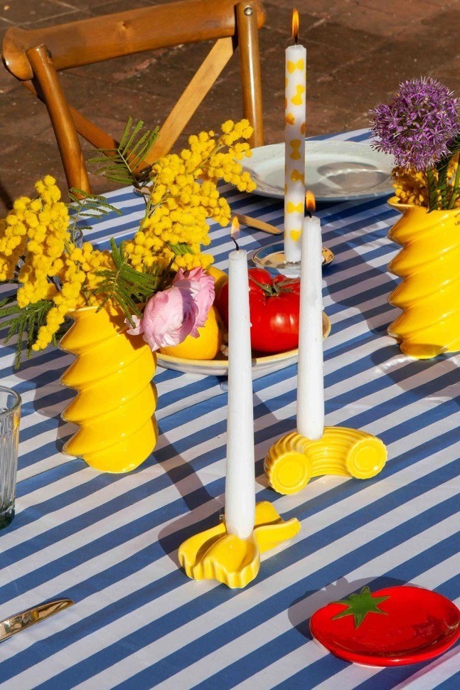 Подсвечник dolce vita, 5,5х10,5х3,7 см, желтый (79939)