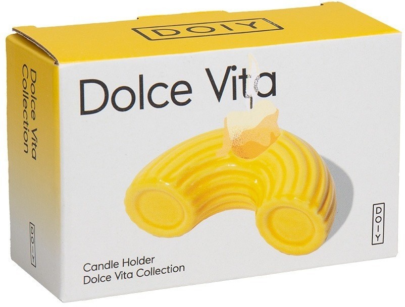 Подсвечник dolce vita, 5,5х10,5х3,7 см, желтый (79939)